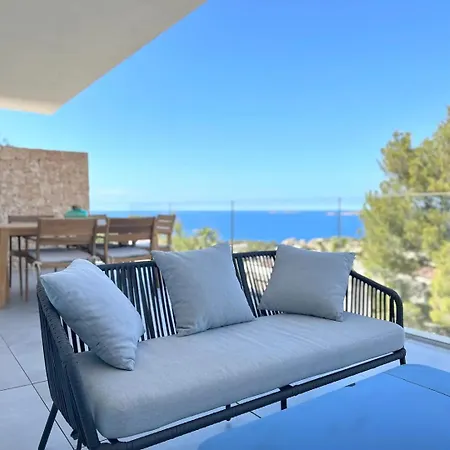 Cala Vadella Panoramic Retreat Apartment Exterior photo